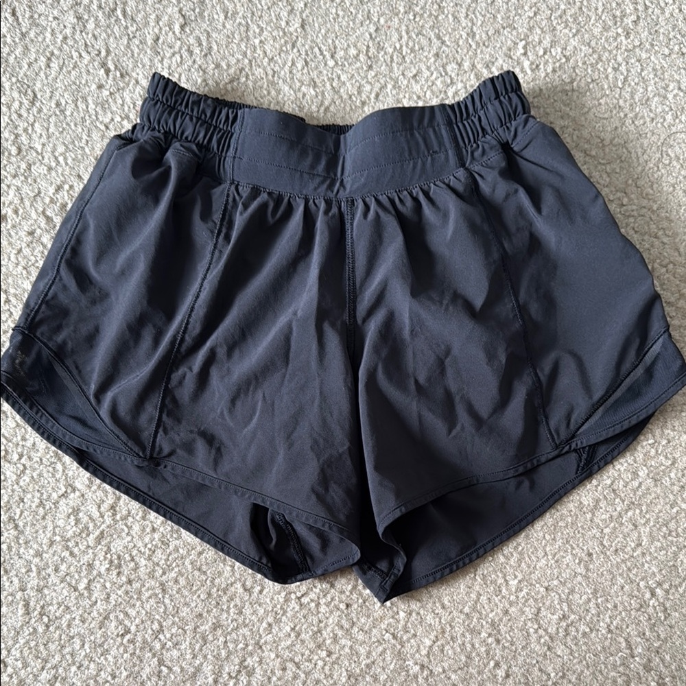 Lululemon Athletica Black Athletic Shorts Lightweight Performance